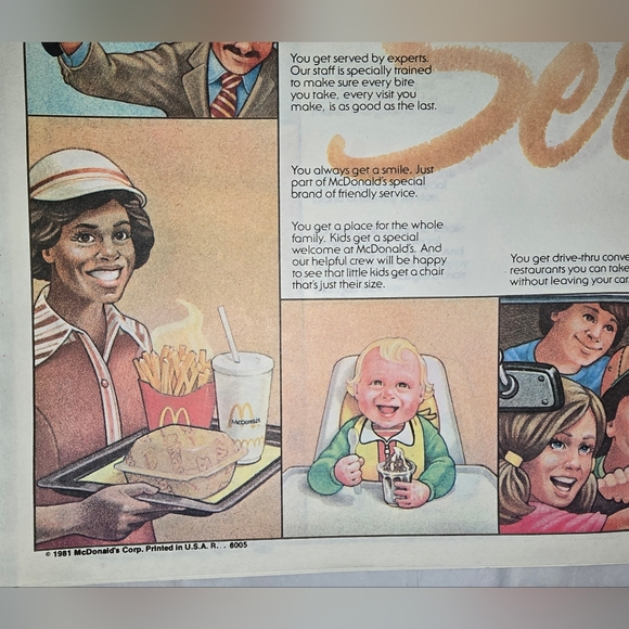 Vintage 1981 Mcdonalds Placemats 25-26 Total Rare Set, Hard to Find. - Picture 5 of 12